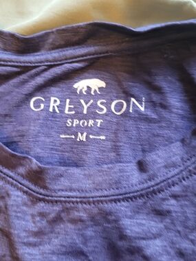Greyson Purple ST LUCIA CABOT BRRRR Cooling Material Crewneck Tee Relaxed Urban
